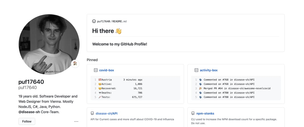Cover image for GitHub Secret: Add a README to your Profile