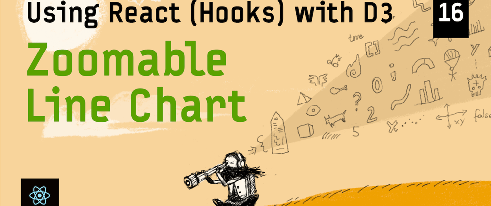 Cover image for Creating a Zoomable Line Chart – Using React (Hooks) with D3