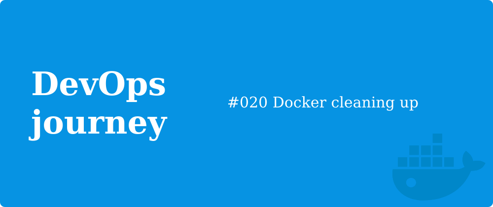 Cover image for #020 Docker cleaning up