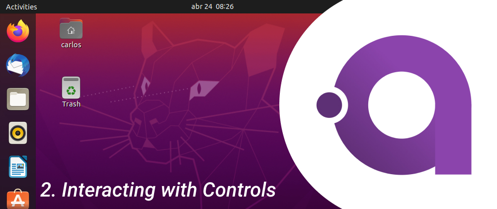 Cover image for Avalonia UI on Ubuntu: Interacting with Controls