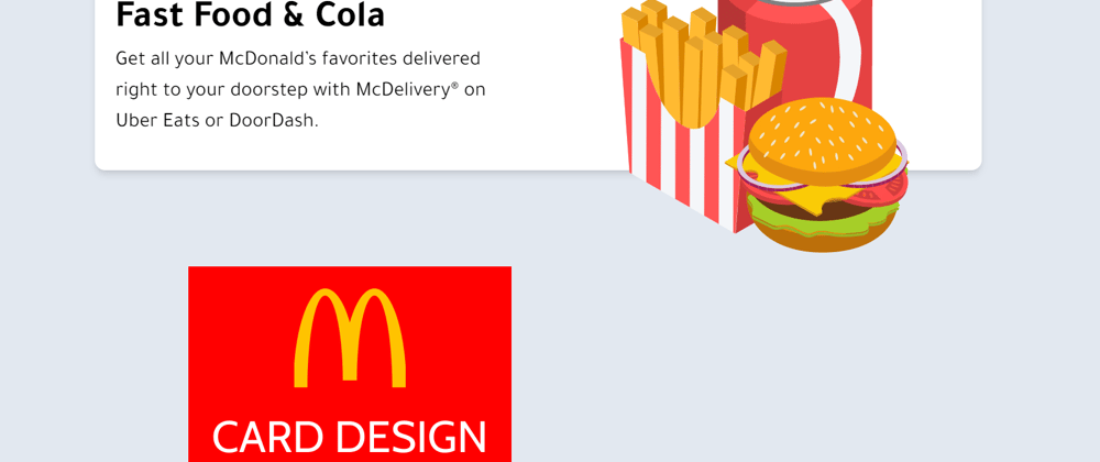 Cover image for McDonald's Card - TailwindCSS in 10 mins