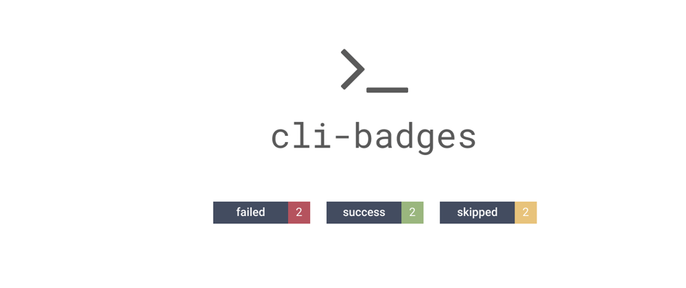 Cover image for Badges for the terminal