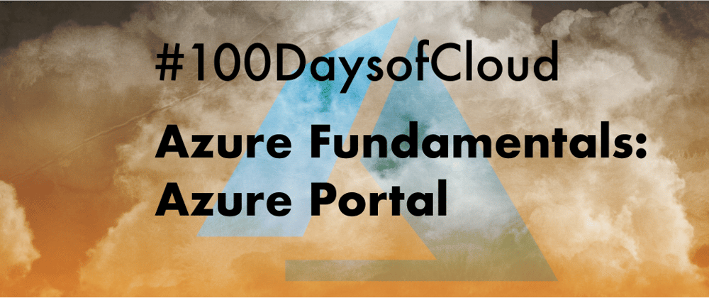 Cover image for Azure Fundamentals: Azure Portal