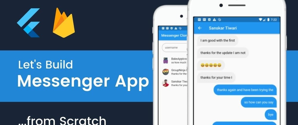 Cover image for Messenger Clone built with Flutter & Firebase