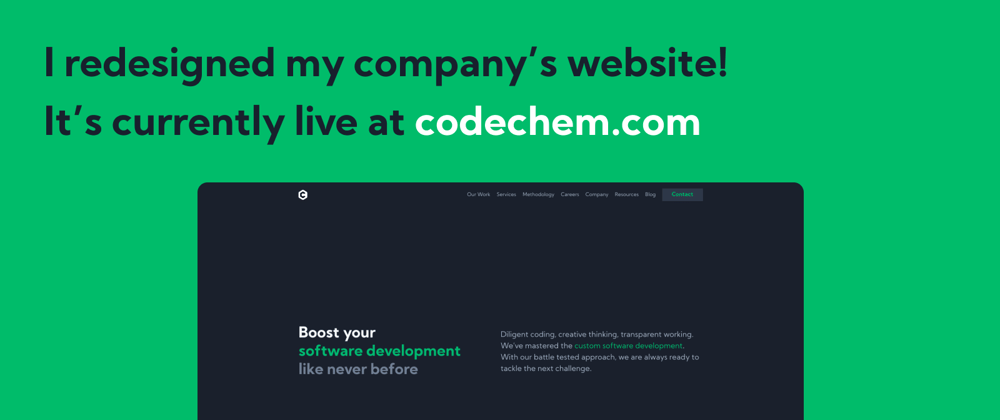 Cover image for Rebuilt my company's website with Tailwind CSS and Next JS