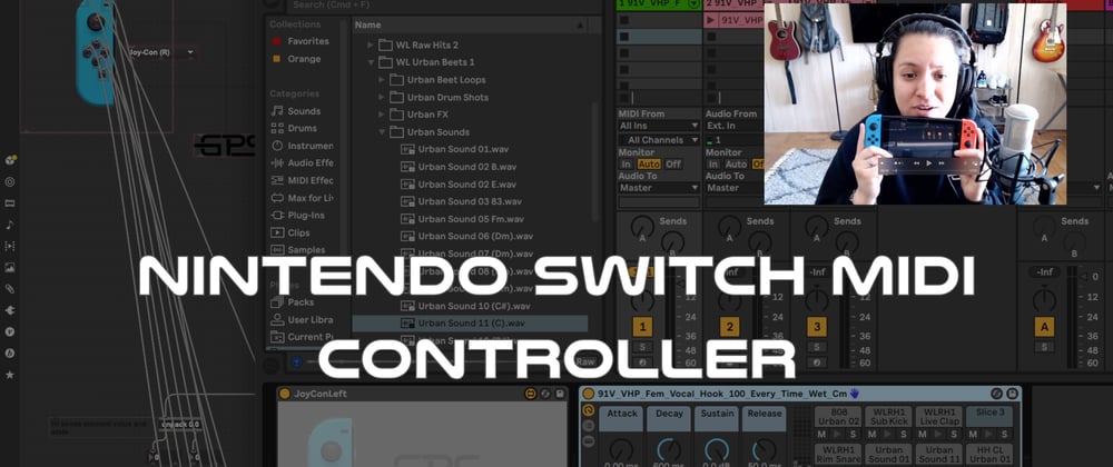 Cover image for Nintendo Switch Midi Controller with Max MSP