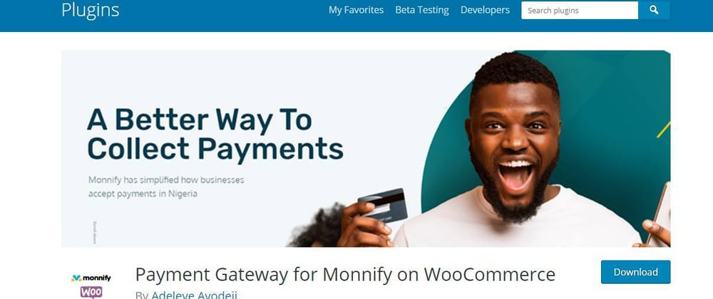 Cover image for I added a new contribution to WooCommerce "Monnify Payment Gateway"