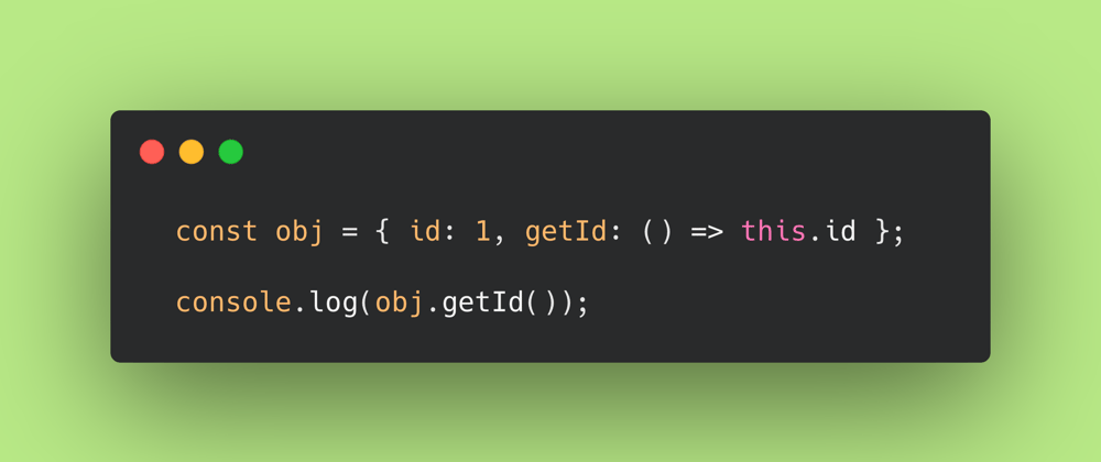 Cover image for JS Test #5: Can you use an arrow function as a getter?