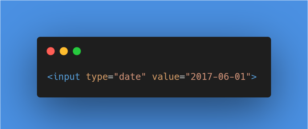 Cover image for How to collect date information using HTML Input!