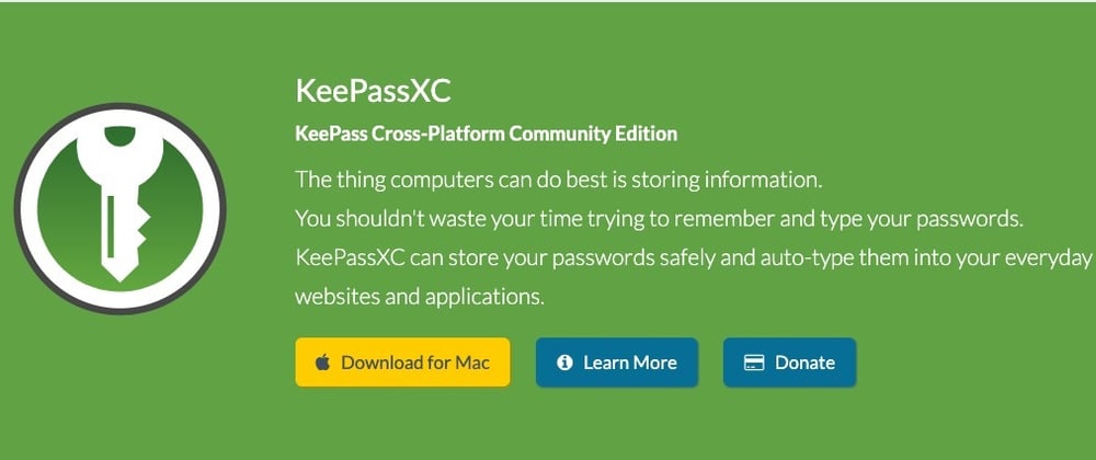Cover image for KeepassXC