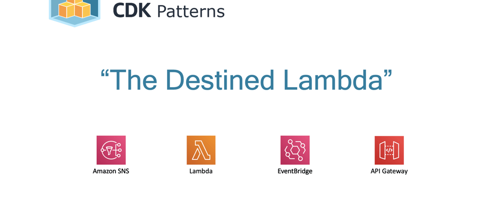 Cover image for Watch Deconstructing The Destined Lambda on Youtube today! AWS Lambda, API Gateway, Destinations and EventBridge