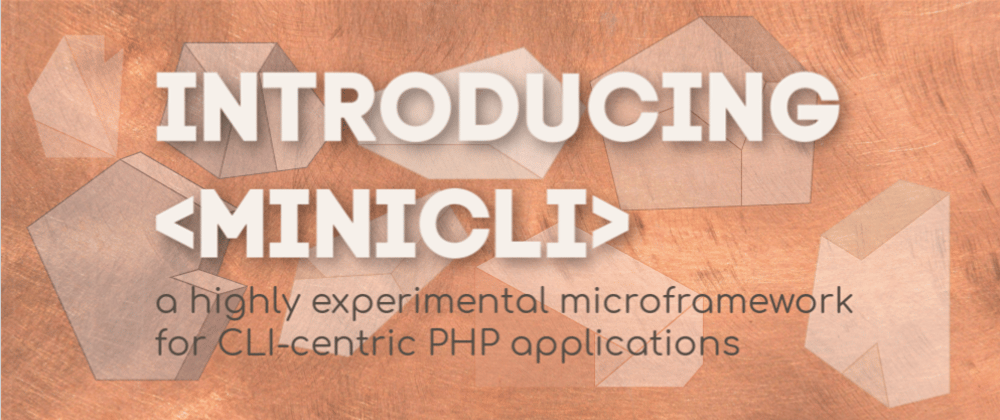 Cover image for Introducing minicli: a microframework for CLI-centric PHP applications