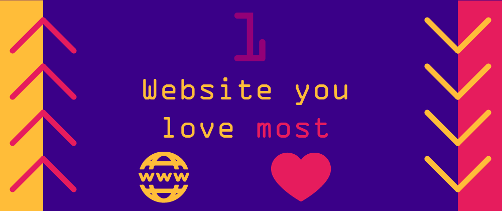 Cover image for What is your one most favorite website on the internet ️?