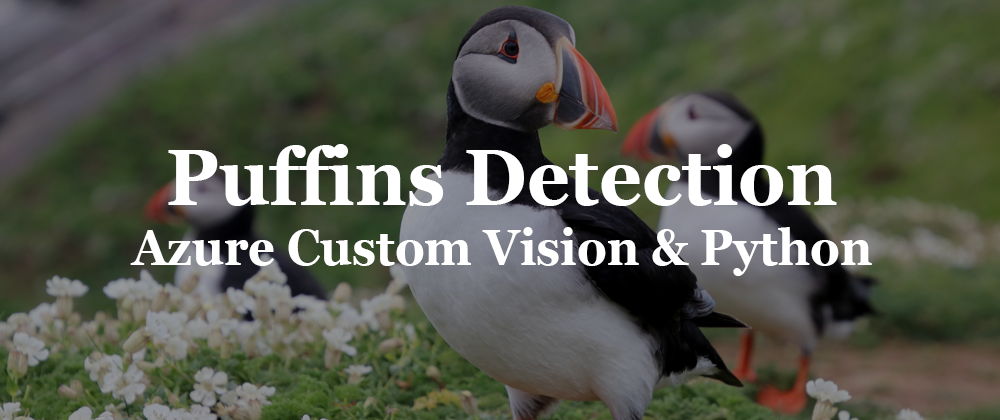 Cover image for Puffins Detection with Azure Custom Vision and Python