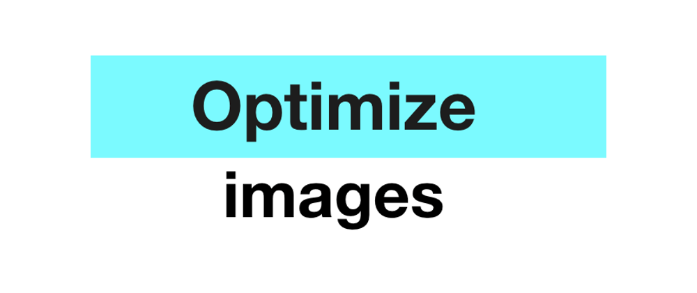 Cover image for Optimize images for website