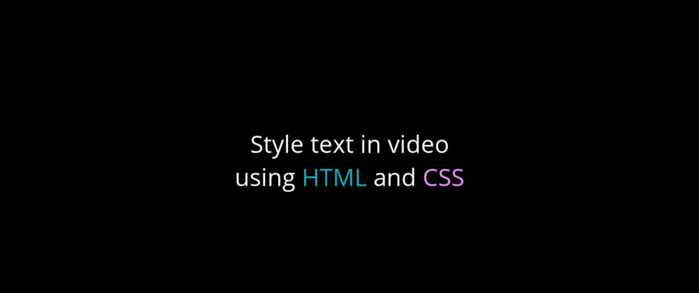 Cover image for How to create videos using HTML, custom fonts and the Shotstack API