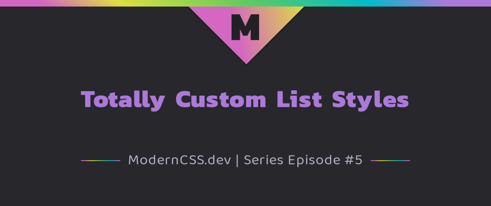 Cover image for Totally Custom List Styles