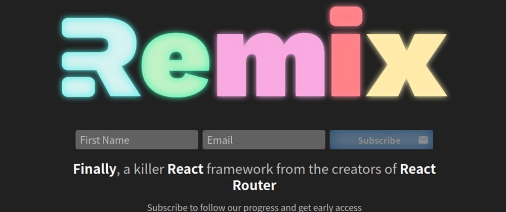 Cover image for REMIX- A new React Framework from the creators of React Router