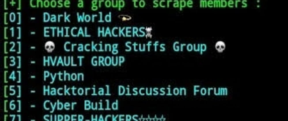 Cover image for Telegram Scarper (Scrap other pepole group members into your group)  - Python script