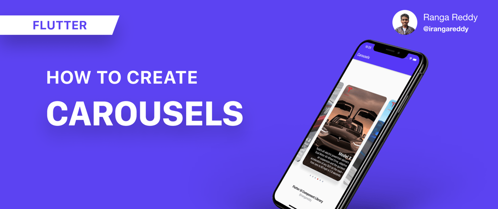 Cover image for Carousels in Flutter