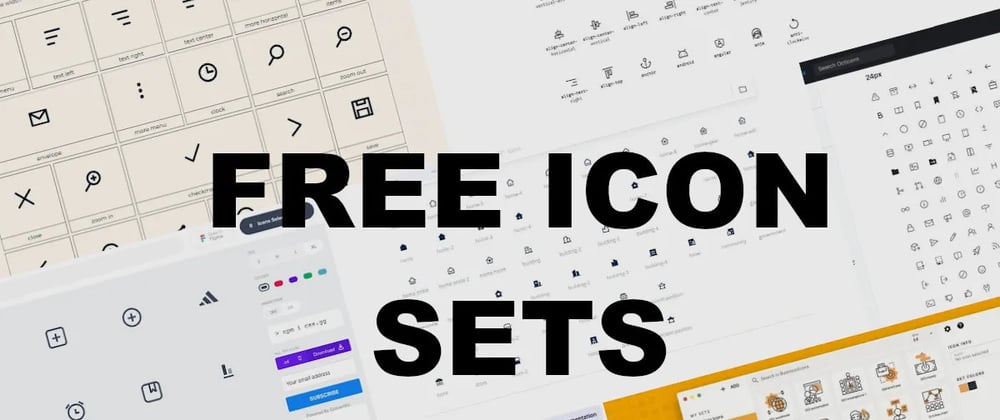 Cover image for Websites For Free Icon Sets