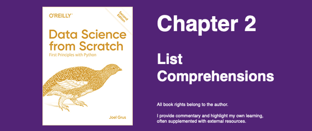 Cover image for List Comprehensions