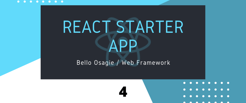Cover image for React Starter App