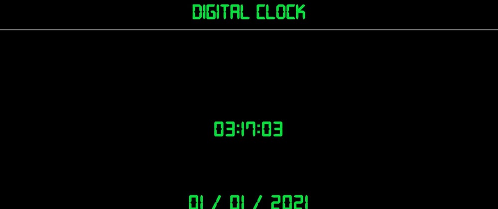 Cover image for Digital Clock with React
