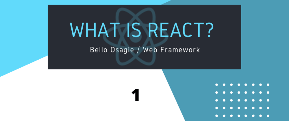Cover image for What is React?