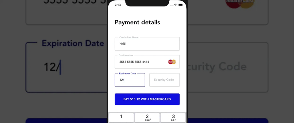 Cover image for React Native Form Management Tutorial - Building a credit card form