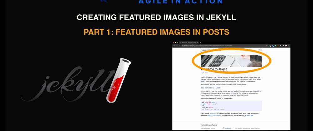 Cover image for Video: Add featured images to your Jekyll posts (Part 1)