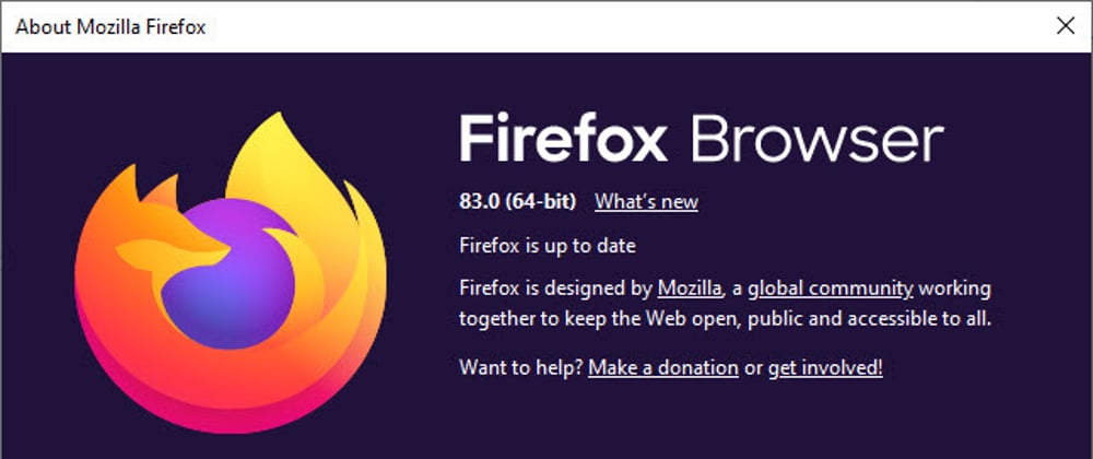 Cover image for What's new in Mozilla Firefox 83.0? ✨