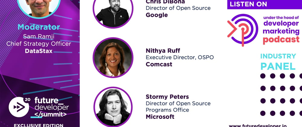 Cover image for MasterTips: Open Source with Nithya Ruff, Chris DiBona, Stormy Peters and Sam Ramji