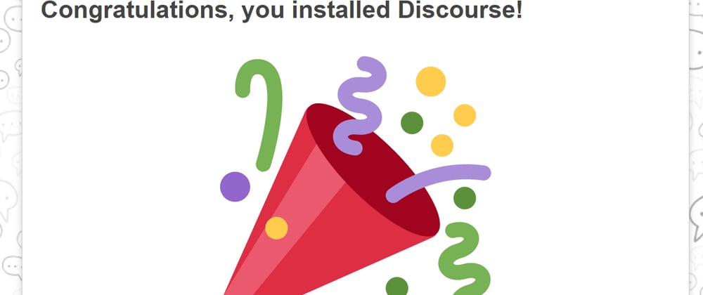 Cover image for SETTING UP DISCOURSE ON A SUBDOMAIN