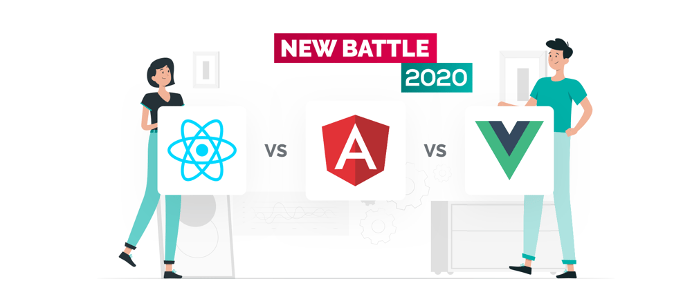 Cover image for React vs Angular vs Vue.js — What Is the Best Choice in 2021?