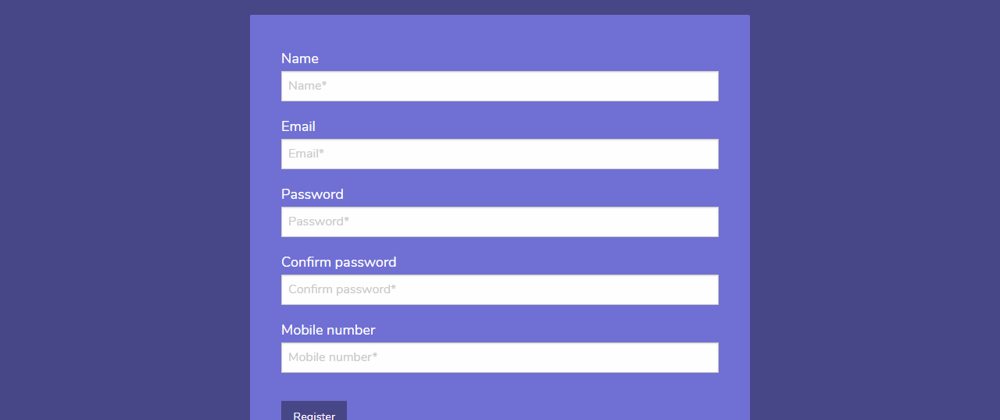 Cover image for Registration Form Using Foundation CSS