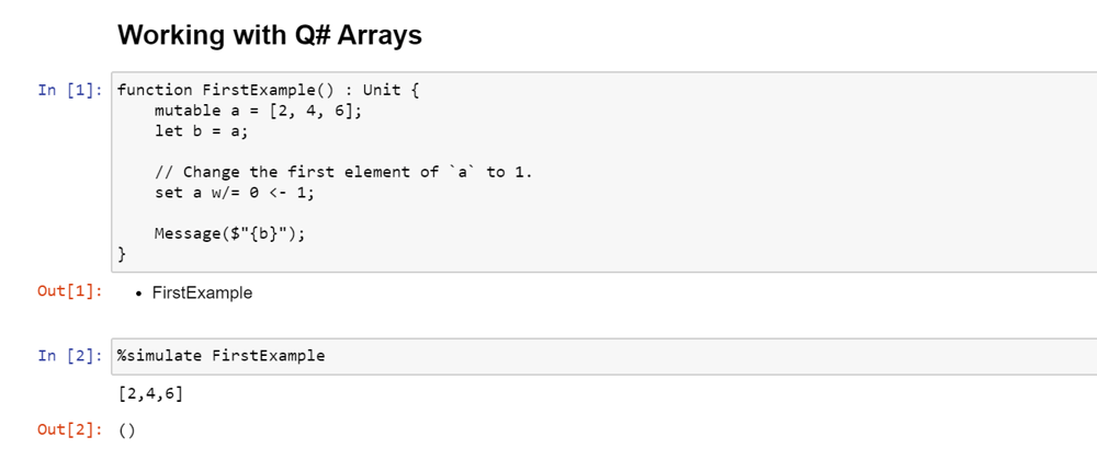 Cover image for An array of facts on arrays in Q#