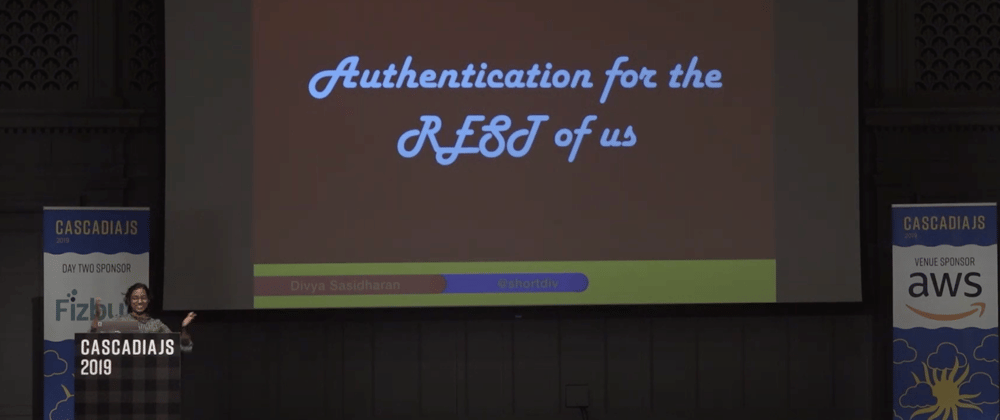 Cover image for #30DaysOfCJS: Authentication for the REST of Us