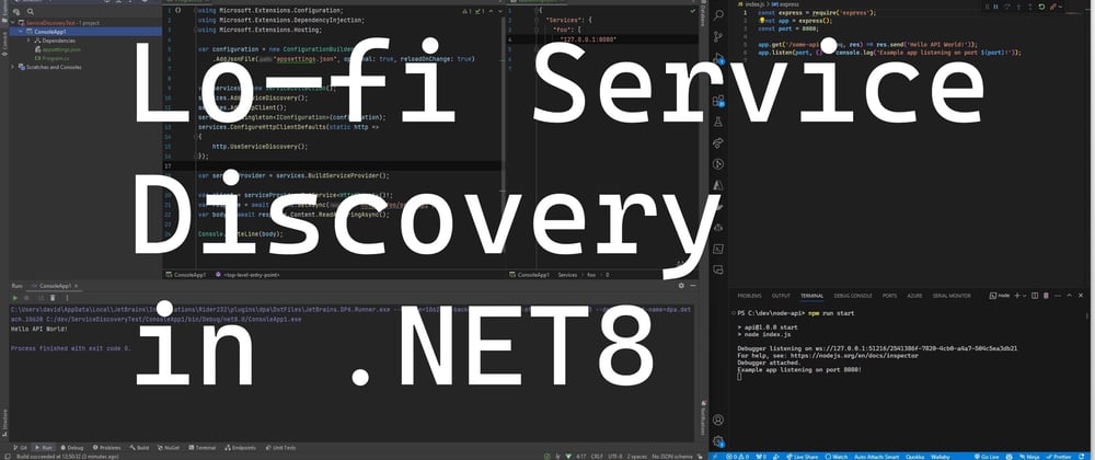 Cover image for Lo-Fi Service Discovery in .NET8