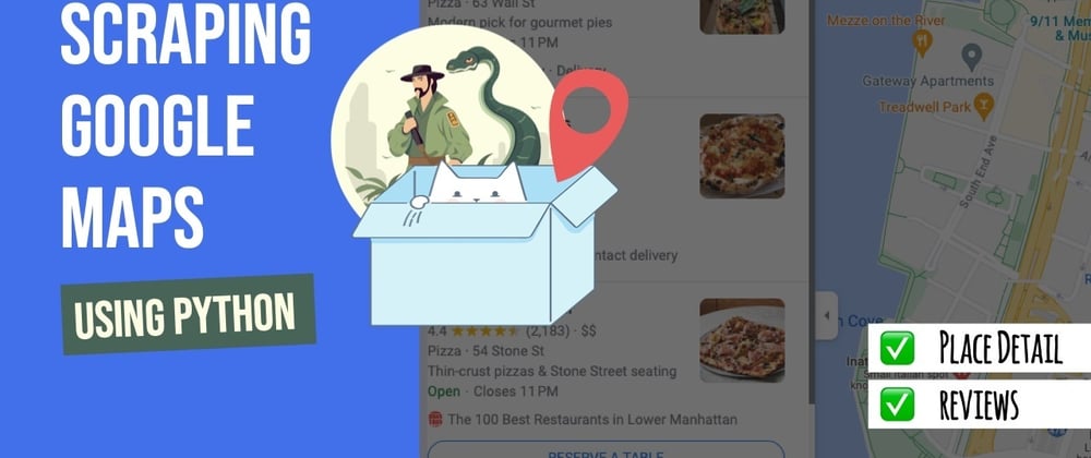 Cover image for Scrape Google Maps data and reviews using Python