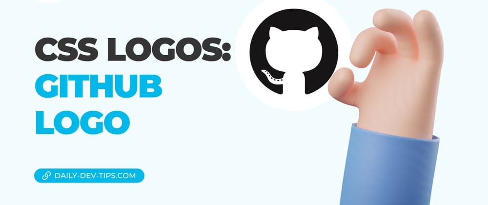 Cover image for CSS Logos: GitHub logo