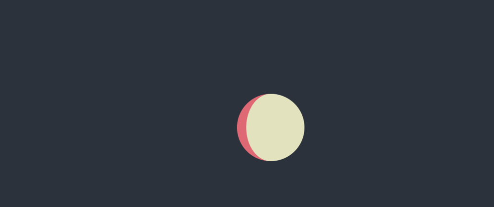 Cover image for Animation -2 : Pure CSS 1 elem moon loader