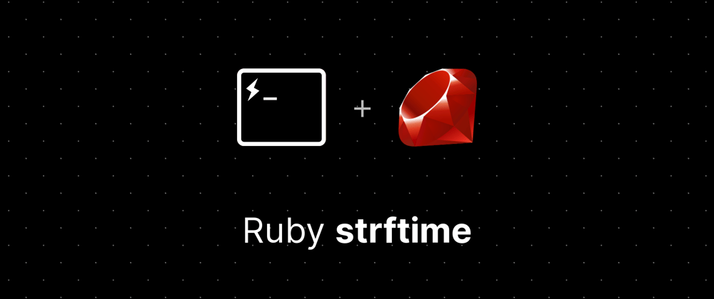 Cover image for Ruby strftime : short and long story