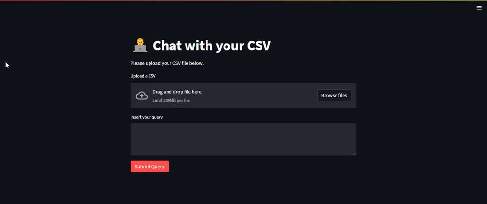 Cover image for Chat with your CSV: Visualize Your Data with Langchain and Streamlit