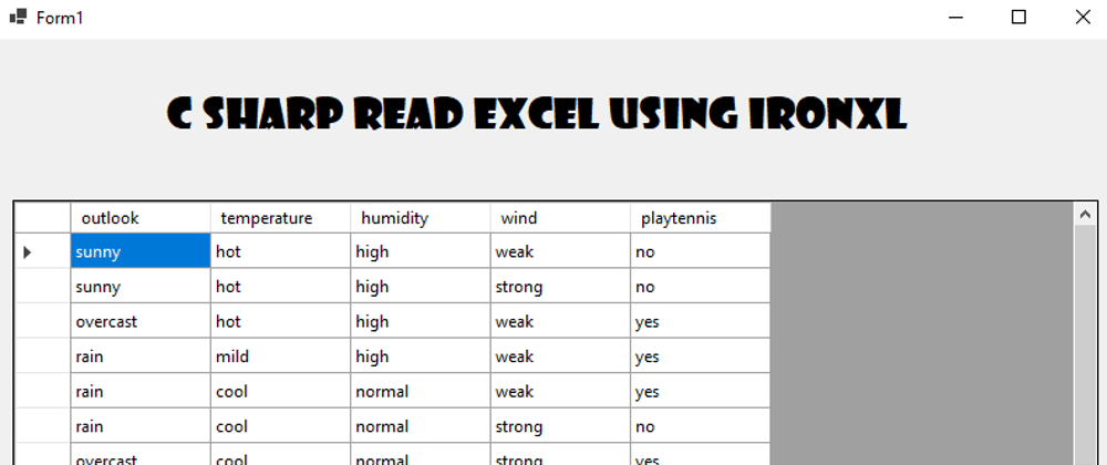 Cover image for How to Read Excel File in C#