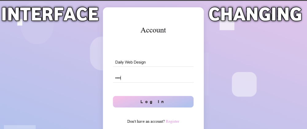 Cover image for HTML & CSS: Crafting a Dynamic Login Interface changing background [Tutorial] 🔒🚀