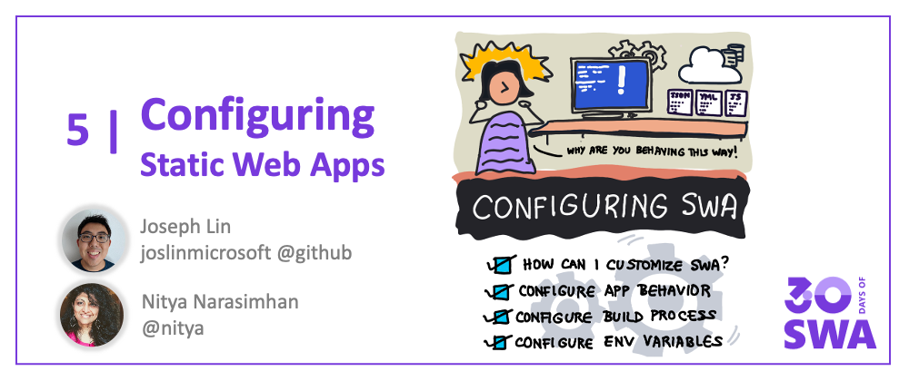 Cover image for #04: Configuring Static Web Apps