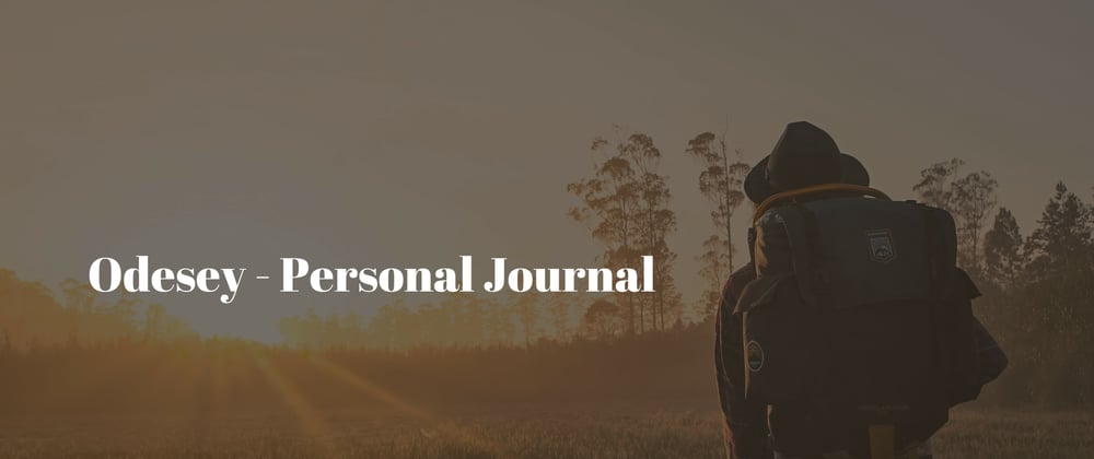 Cover image for Introducing Odesey: Personal Journal