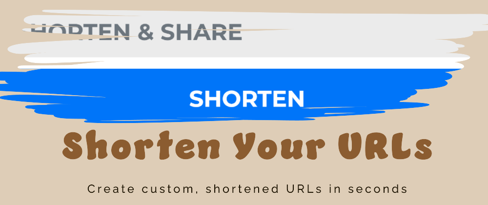 Cover image for Create your own URL shortener!