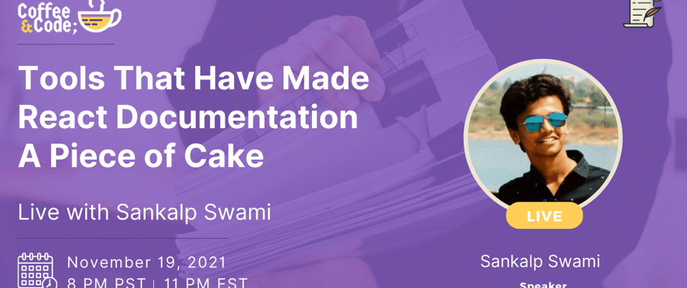 Cover image for Tools to Make React Documentation a Piece of Cake! 👨‍💻